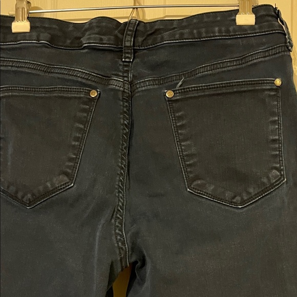 Gloria Vanderbilt Dark Blue Denim Bootcut Jeans 14 Petite - Picture 3 of 5